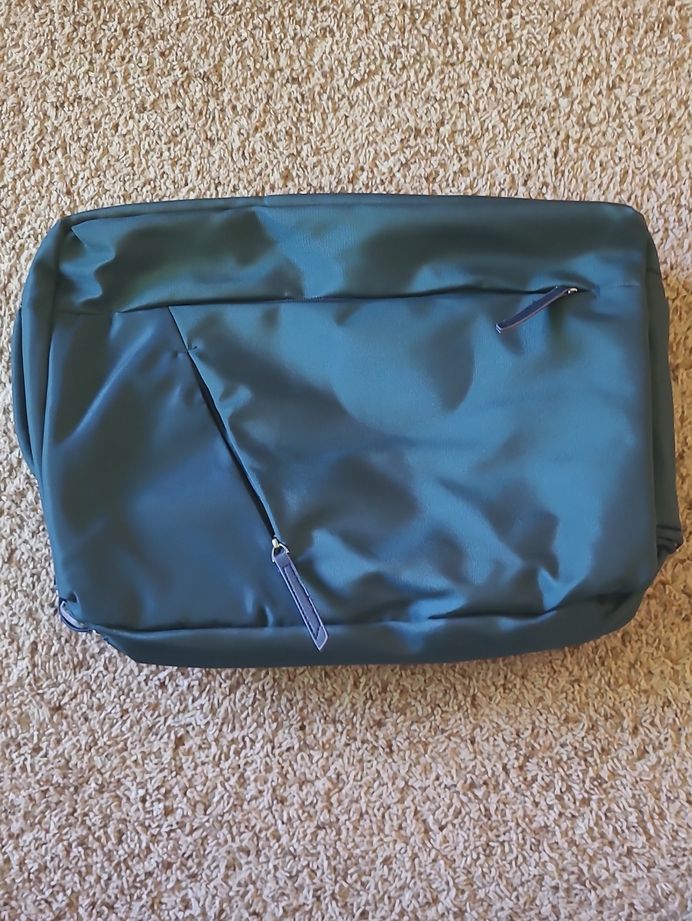 Men Or Womens Dark Teal Travel Or Tablet Organizer Bag